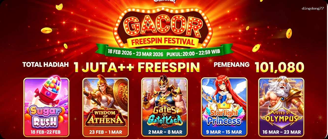 Login dingdong77 Sekarang Bonus Melimpah